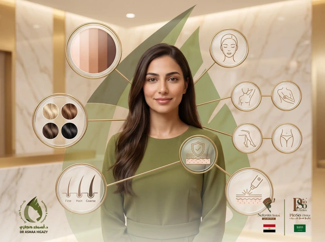 ليزر إزالة الشعر للدكتورة أسماء حجازي | الموقع الالكتروني للدكتورة اسماء حجازي أفضل جهاز ليزر
