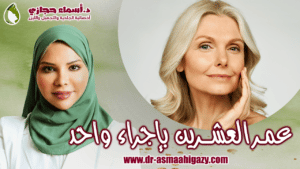 تجاعيد الوجه بإبرة واحدة و بنتيجة مذهلة | دكتور أسماء حجازى