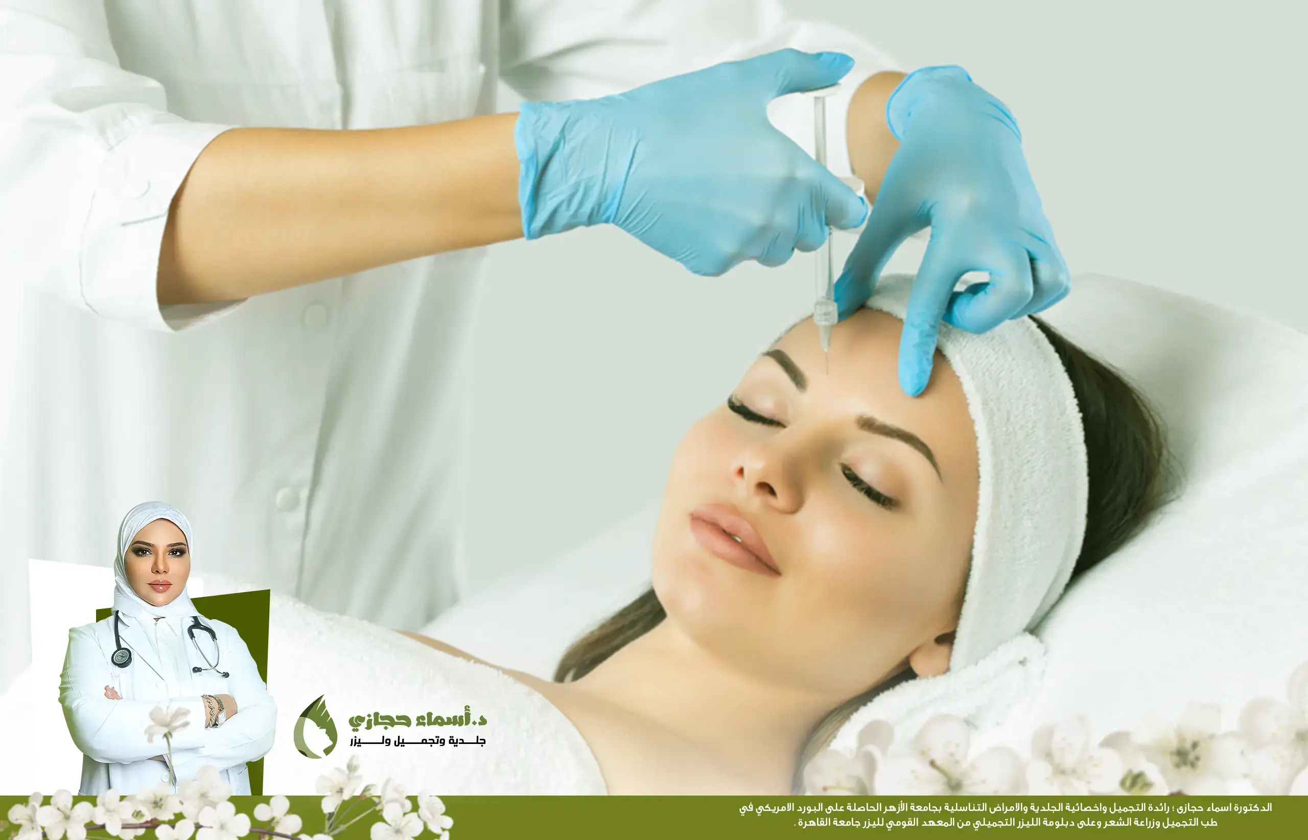 النوم بعد حقن البوتكس للوجه