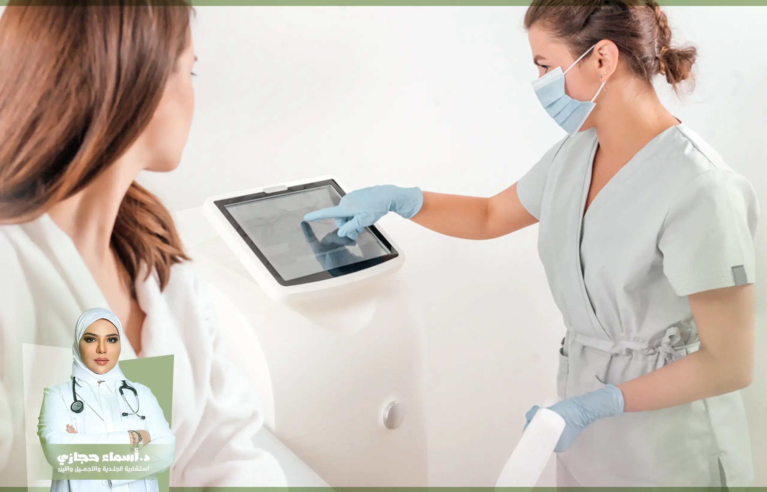 تفتيح المناطق الحساسة بالليزر