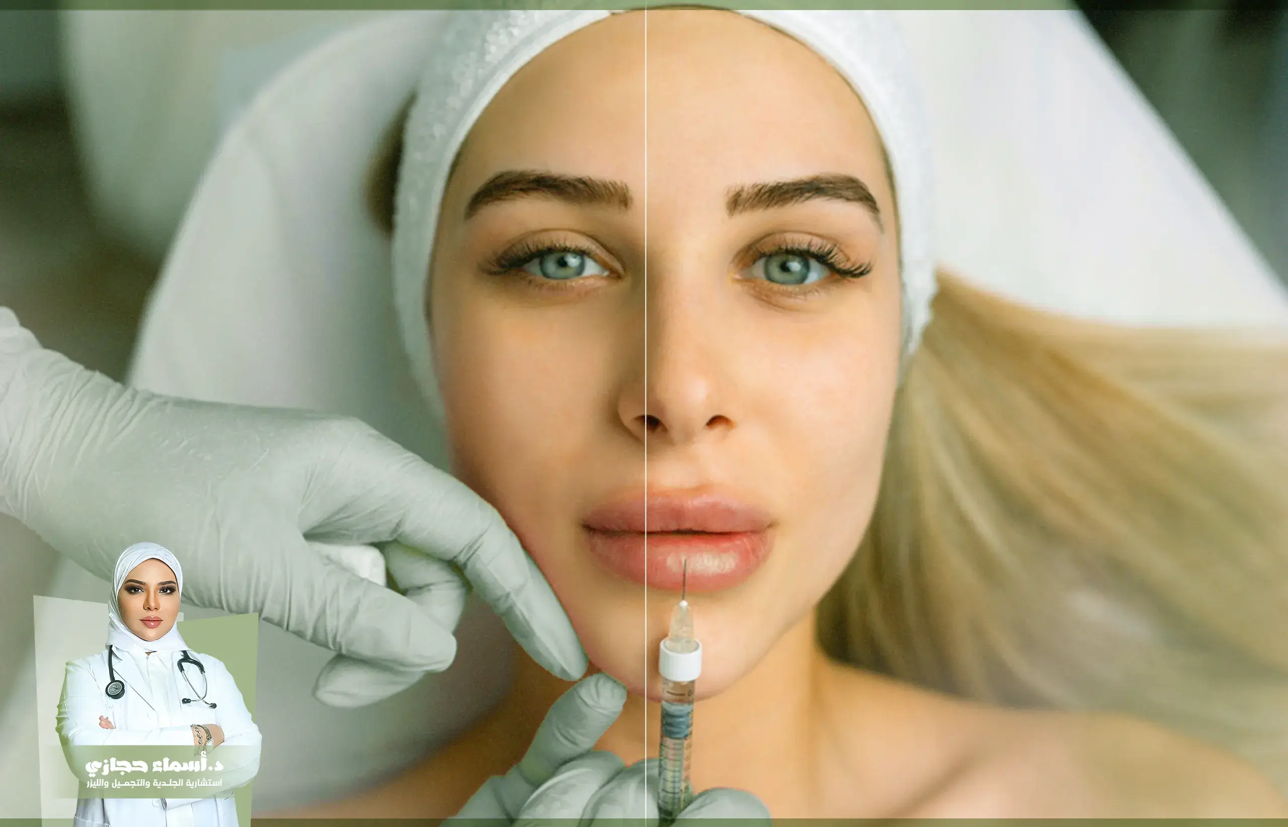 علاج التكتلات بعد حقن الفيلر