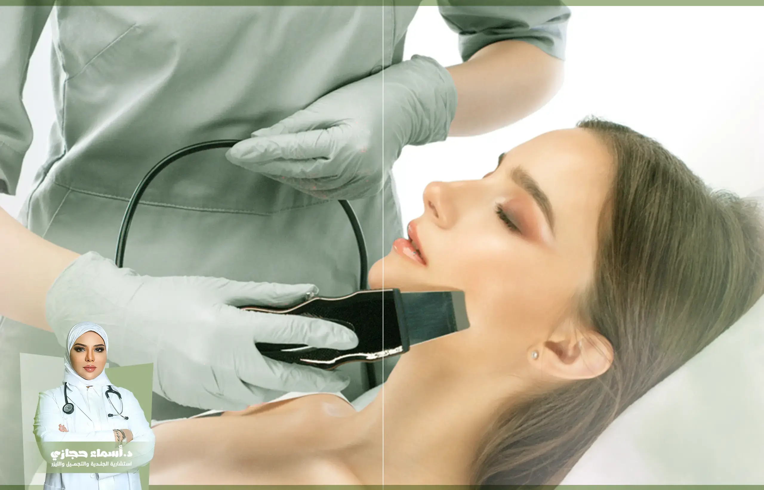 جلسة تقشير البشرة مع دكتورة أسماء حجازي سوهاج