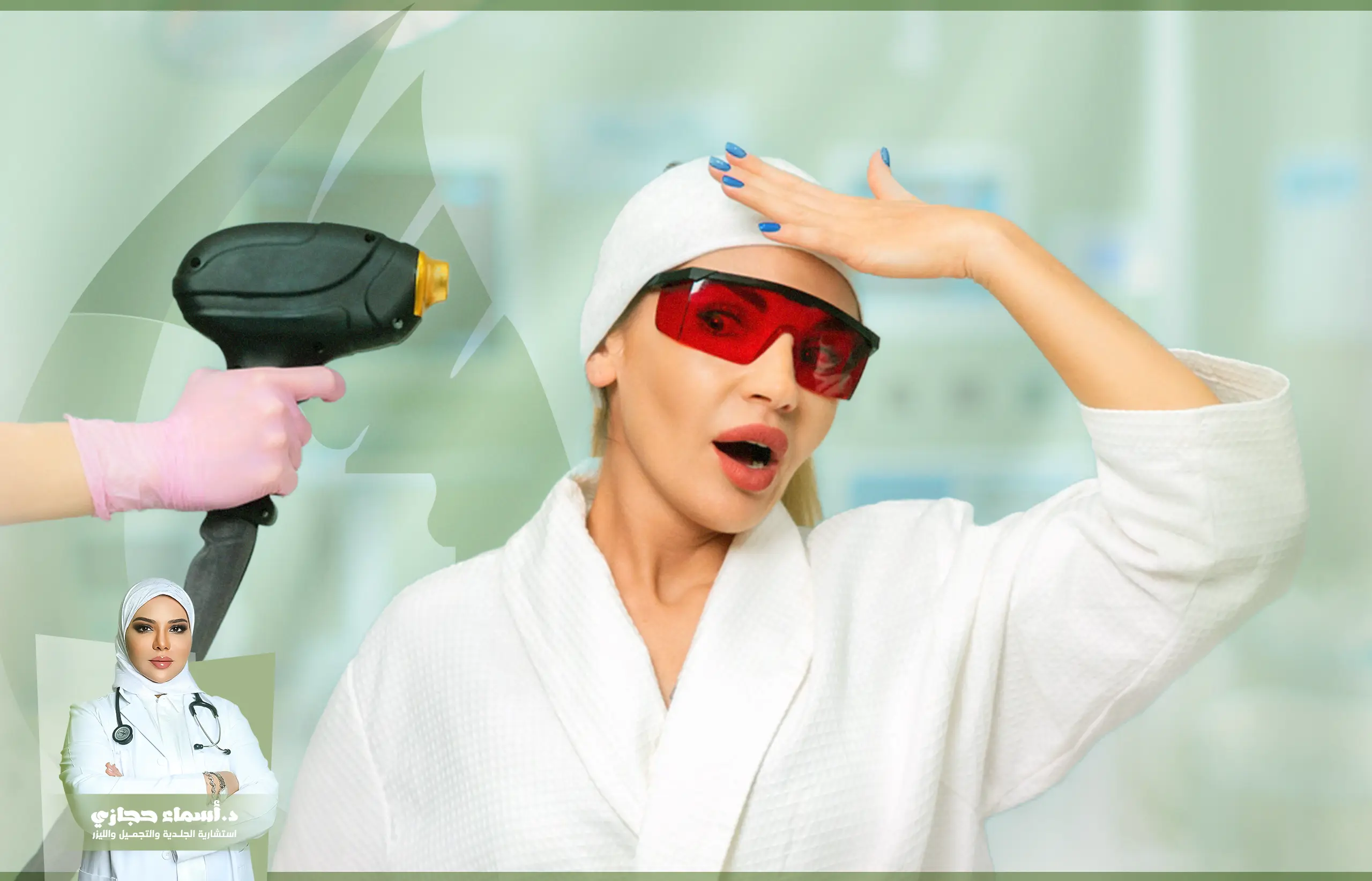 ازالة الشعر بين جلسات الليزر | الموقع الالكتروني للدكتورة اسماء حجازي اذا طلع الشعر بعد الليزر كيف اشيله