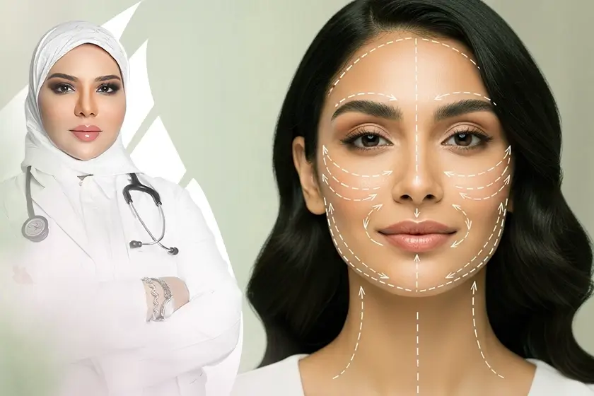الشد غير الجراحي مع دكتورة اسماء حجازي استشارية الجلدية والتجميل والليزر