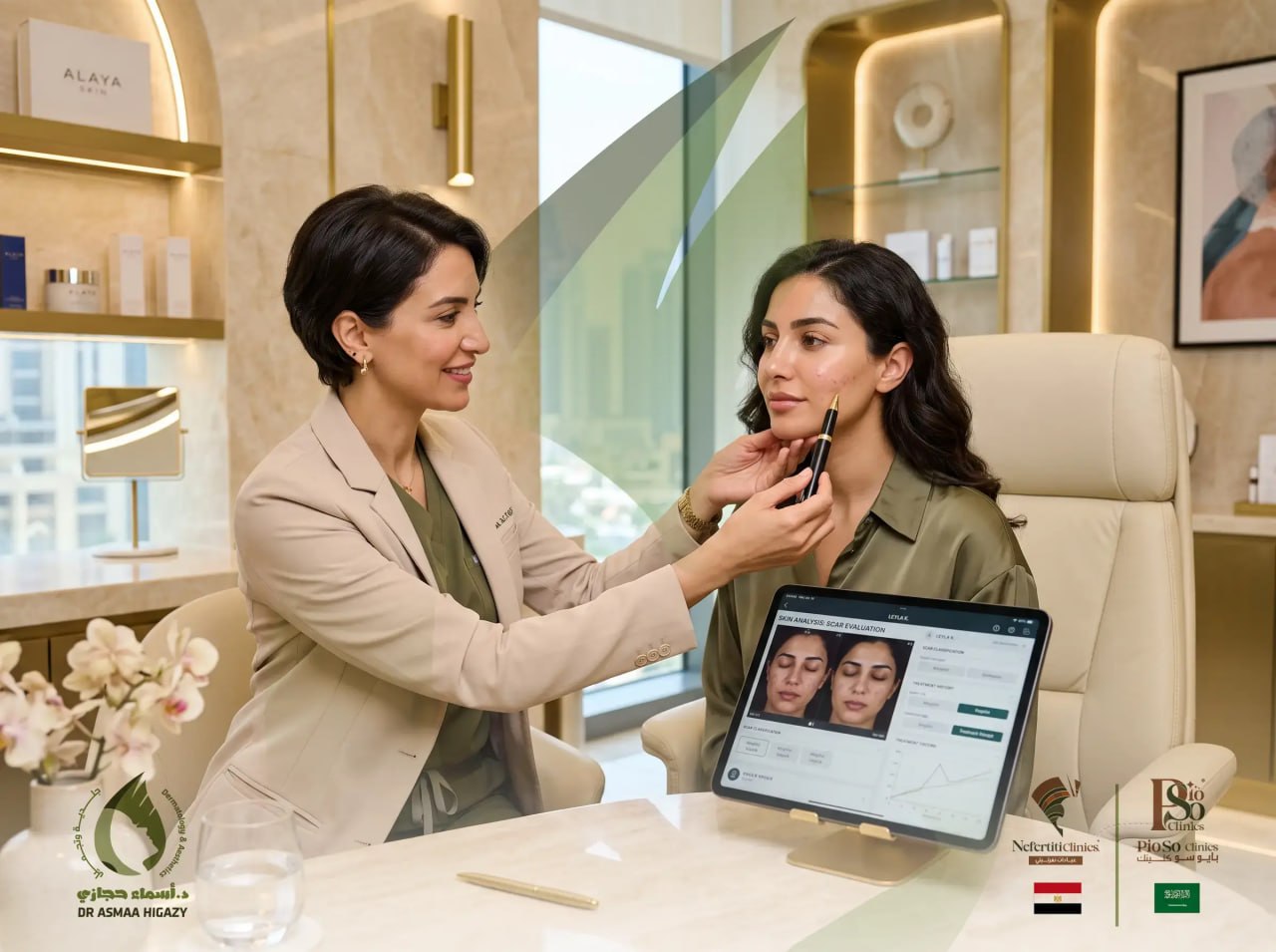 علاج ندبات البشرة